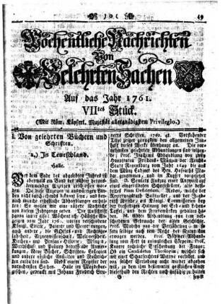 VIItes Stück