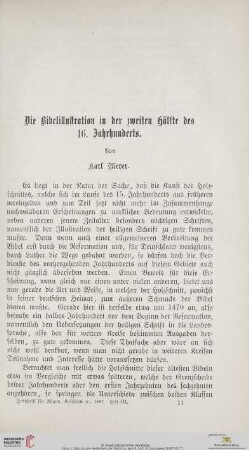 Die Bibelillustration in der zweiten Hälfte des 16. Jahrhunderts