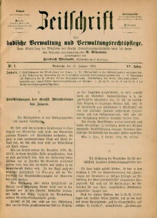 13. Januar-29. December = No. 1-26