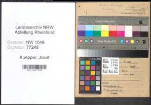 Entnazifizierung Josef Kuepper , geb. 23.06.1885 (Ingenieur)