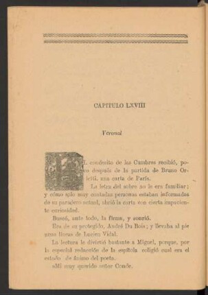 Capítulo LXVIII - Veronal