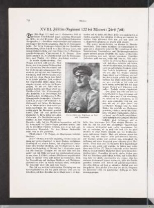 XVIII. Füsilier-Regiment 122 bei Allaines (Fürst Zeil)