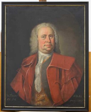 Bildnis von Prof. Johann Friedrich Wahl