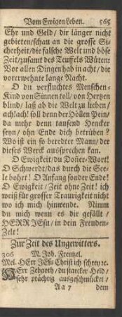 Zur Zeit des Ungewitters