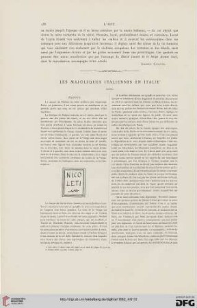 8: Les majoliques italiennes en Italie, [4]