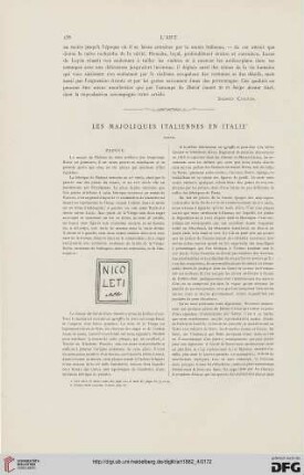 8: Les majoliques italiennes en Italie, [4]
