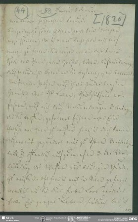 Eigenh. Brief von Johann Ferdinand Koreff an August Wilhelm von Schlegel, Berlin, 08.01.1820