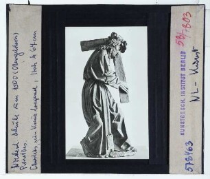 unbekannt, Christus, sein Kreuz tragend