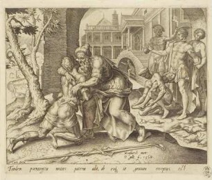 Die Rückkehr zum Vater, Blatt 4 aus der Folge "Das Gleichnis vom verlorenen Sohn"