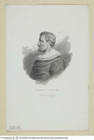 Portrait des Domenico Fontana