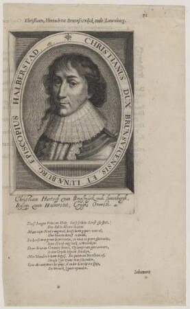 Bildnis des Christianus, Dux Brunsvic et Lunaeburg