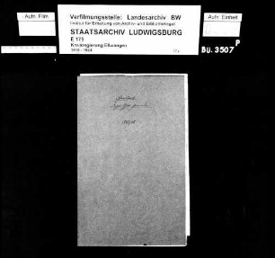 Schuldenwesen der evang. und der kath. Schulgemeinde Spraitbach
