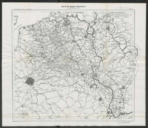 Beilage 27. Die Front gegen Frankreich.