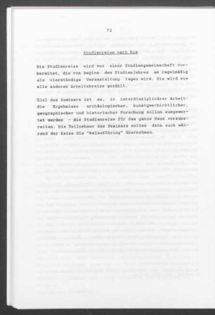Studienreise