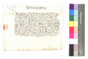 Brief Pfalzgraf Ludwig an Graf Kraft von Hohenlohe; Tagsetzung.