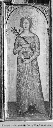 Triptychon : Heilige Dorothea oder heilige Elisabeth