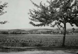 Marbach. Teilansicht des Ortes von den Dreierhäusern