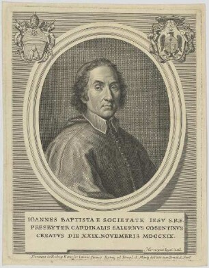 Bildnis des Ioannes Baptista Cosentinvs