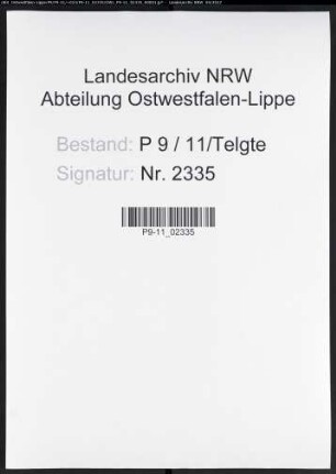 Sterberegister Standesamt Telgte