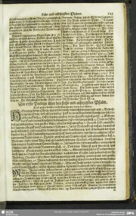Auslegung des sechs und achtzigsten Psalms