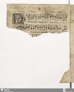 Dixit Dominus Domino meo [Fragment]