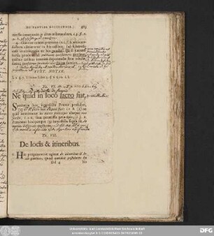 Tit. VII. De locis & itineribus.