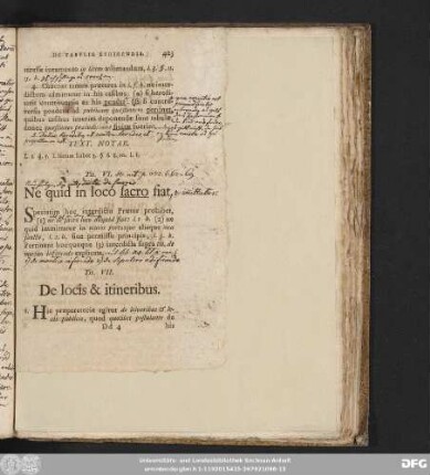 Tit. VII. De locis & itineribus.