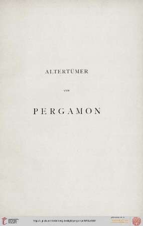 Band V,2, Text: Altertümer von Pergamon: Das Traianeum