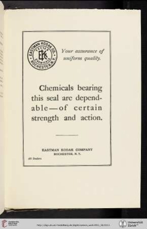 Eastman Kodak Company [Chemicals]