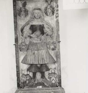 Grabplatte für Christoph Adolph von Hartitzsch, gest. 1664