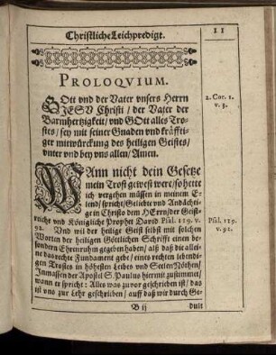 Proloquium; Textus; Explicatio; Erster Theil; Ander Theil.