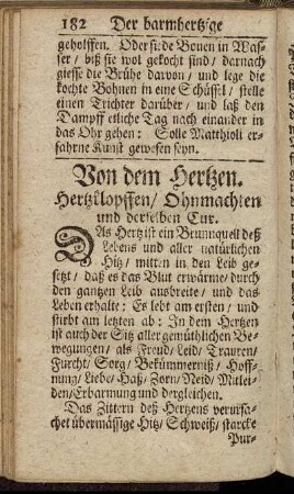 Von dem Hertzen.