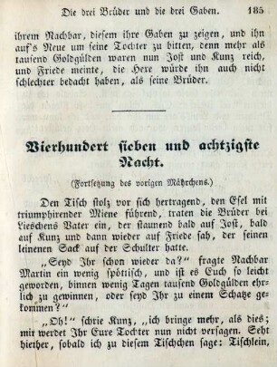 Vierhundert sieben und achtzigste Nacht