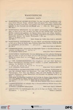 Wandteppiche (Nr. 167-2226)
