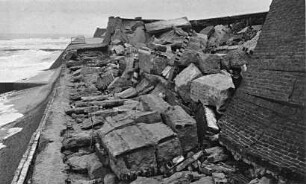 Sturmflut auf Borkum/Nordsee
