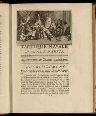 Avertissement Pour l´intelligence de cette Seconde Partie.