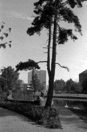 Wilhelmshaven: Parkanlage mit Hochhaus