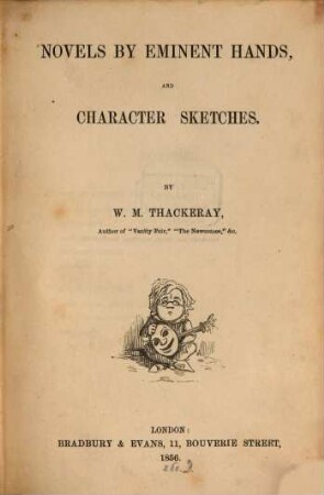 Novels by eminent Hands, and Character Sketches