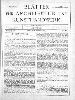 No. 12, 1. Dezember 1894