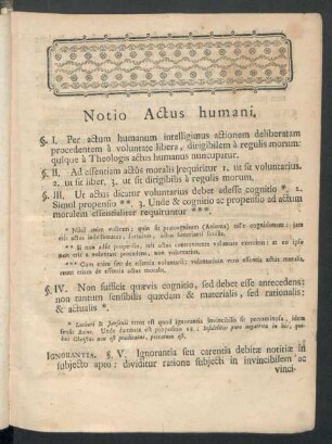 Notio Actus humani