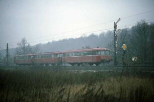 Seckach Einfahrt Schienenbus 798 624 Zug 7616