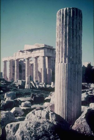 Reisefotos Griechenland. Athen. Akropolis. Propyläen (437-432 v. Chr.)