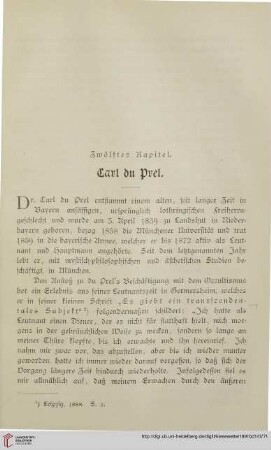 Zwölftes Kapitel: Carl du Prel