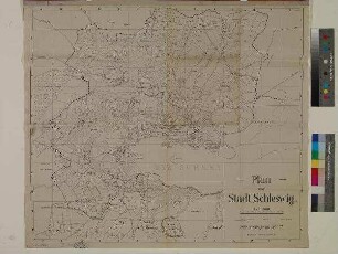 Plan der Stadt Schleswig.