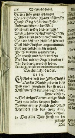Weihnacht-Lieder.