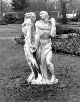 Dresden-Altstadt. Großer Garten (1683, J. F. Karcher; 1873-1895, K. F. Bouché). Figurengruppe