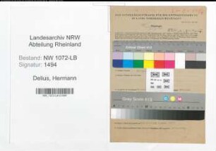 Entnazifizierung Hermann Delius , geb. 30.05.1896 (Arbeiter)
