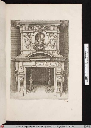 [Kamin mit Wappenschild-Helm. Band IV.]
