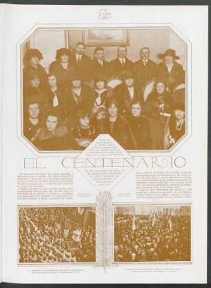 Celebración del centenario, crónica con fotografías