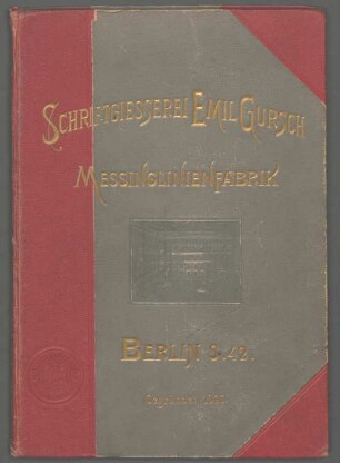 Muster-Sammlung der Schriftgiesserei Emil Gursch